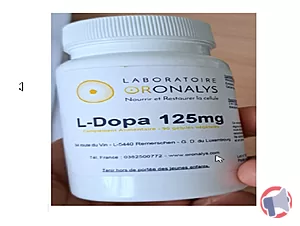 Rappel produit L-DOPA 125mg du LABORATOIRE ORONALYS L-DOPA 125mg du LABORATOIRE ORONALYS