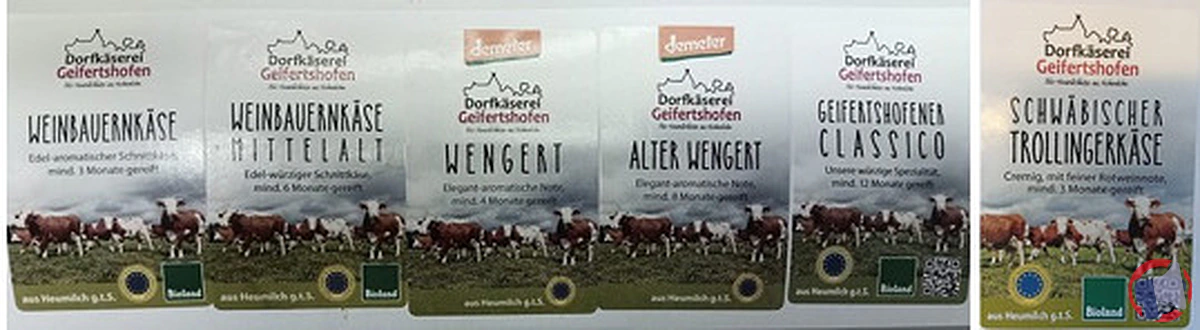 Rappel Dorfkäserei Geifertshofen : divers fromages bio rappelés — conseils et démarches