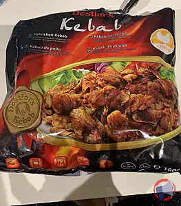 Rappel produit LAMELLE DE POULET KEBAB 1KG DOSTLAR'S DOSTLAR'S