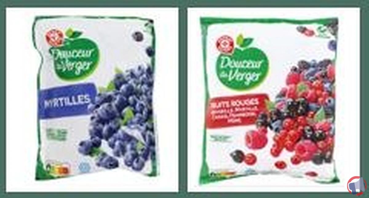 Rappel de produits : myrtilles et fruits rouges surgelés Douceur du Verger