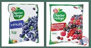 Rappel produit MYRTILLES SURGELEES 650 G et FRUITS ROUGES SURGELES 650 G DOUCEUR DU VERGER