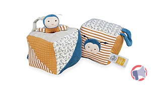 Rappel produit Assortiment cube d'activités Pollen l'abeille bio DOUDOU ET COMPAGNIE