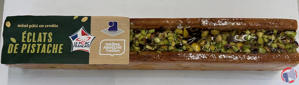 Rappel de la mini pâte croûte 400g de Drôme Ardèche Tradition : informations et risques