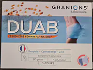 Rappel produit DUAB DUAB 20 GELULES