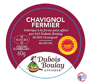 Rappel produit Crottin de Chavignol Fermier Dubois-Boulay