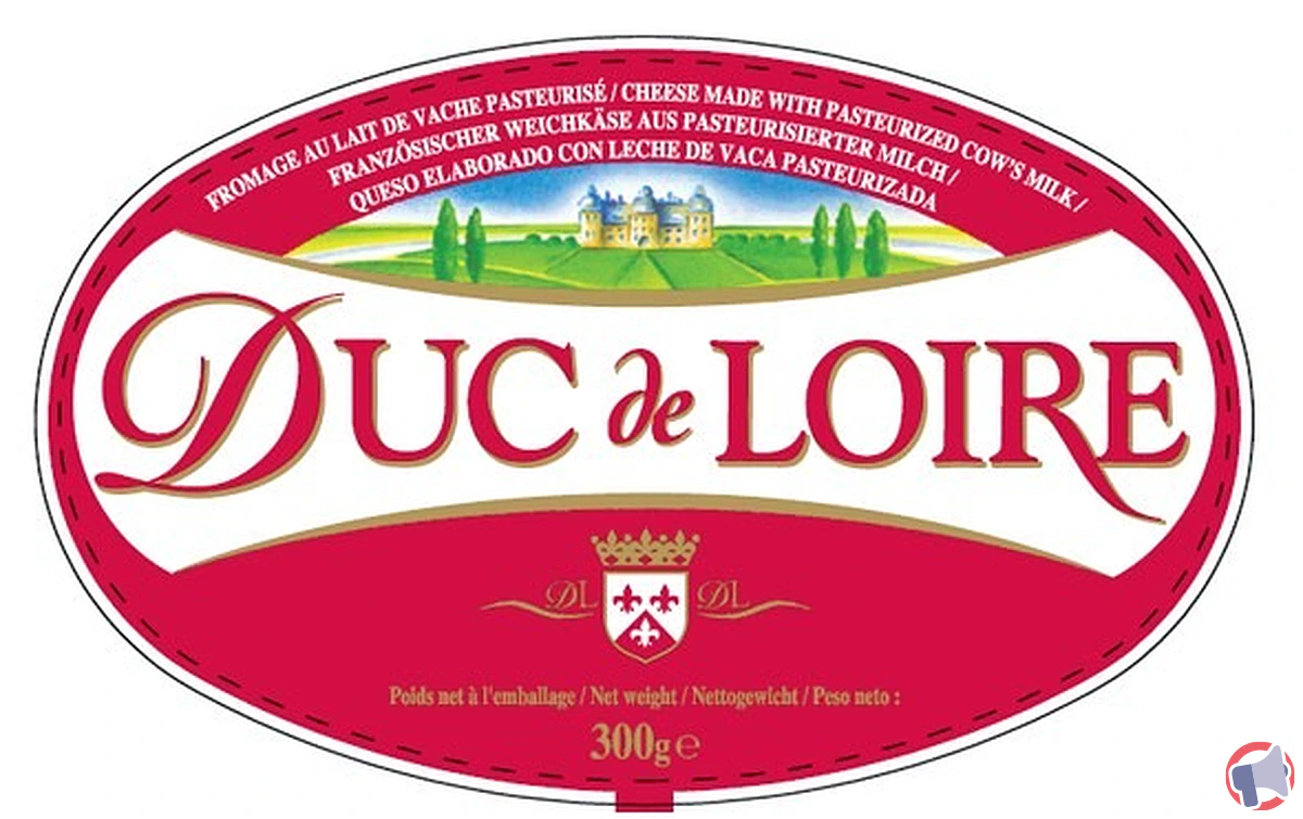 Rappel de produit du duc de loire : ovale 300 g suspecté de contamination à listeria monocytogenes