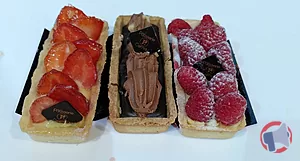 Rappel produit Tartelette fraise, myrtille, framboise, fruit ou choco-caramel E. Leclerc Cernay