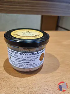 Rappel produit Rillettes de poule noire du Berry EARL CHESSERON - Ferme de Plume Cane