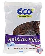 Rappel produit RAISINS SECS 500G ECO +