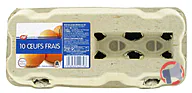 Rappel produit Œufs coquilles ECOPRIX ECOPRIX (photo numéro 2)