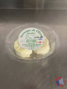 Rappel produit Fromages de chèvre au lait cru égouttés, demi-secs par 2