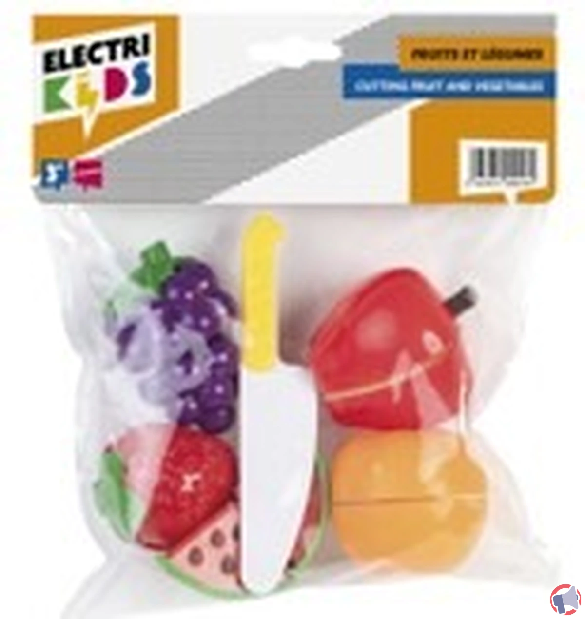 Rappel electrikids : fruits et légumes pour jeu (enfants) – risque de sécurité