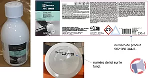 Rappel produit bouteilles de détartrant pour four à vapeur Electrolux/AEG