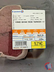 Rappel produit VIANDE BOVINE ELIVIA