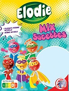 Rappel produit MIX SUCETTES ELODIE