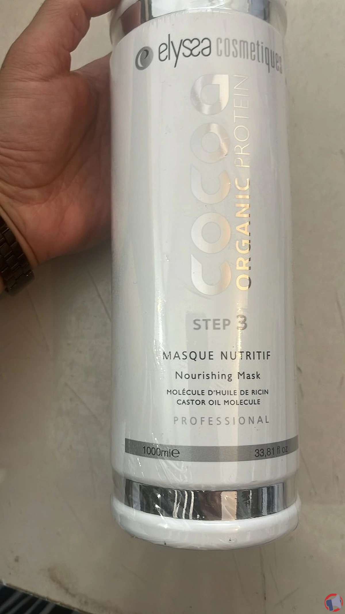 Rappel du produit lissage tanin cocoa organic prot par elyssa cosmetiques