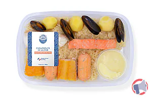 Rappel produit Choucroute de la mer et sa sauce beurre blanc Les Entrées de la Mer