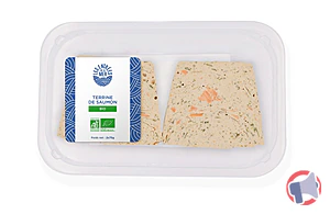 Rappel produit TERRINE SAUMON BIO ELAB/FR X2P X75G X4UV LES ENTRÉES DE LA MER