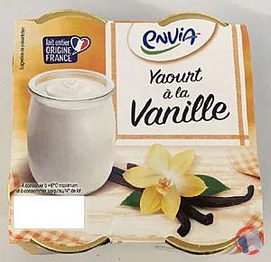 Rappel produit Yaourt à la vanille Envia