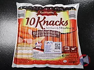 Rappel produit 10 KNACKS SAUCISSES DE STRASBOURG 350G EPICURILLADES