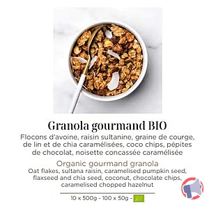 Rappel produit Granola gourmand bio Eprit gourmand