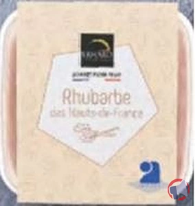 Rappel produit Glace artisanale rhubarbe Erhard