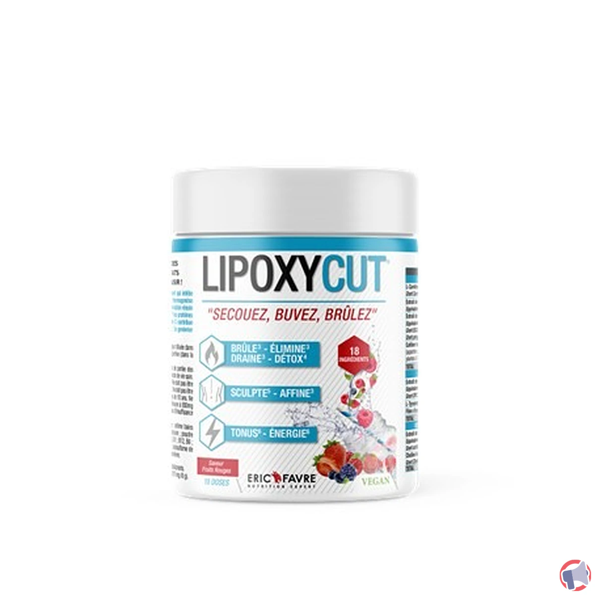 Rappel produit : Lipoxycut Fruits Rouge d'Eric Favre Nutrition Expert