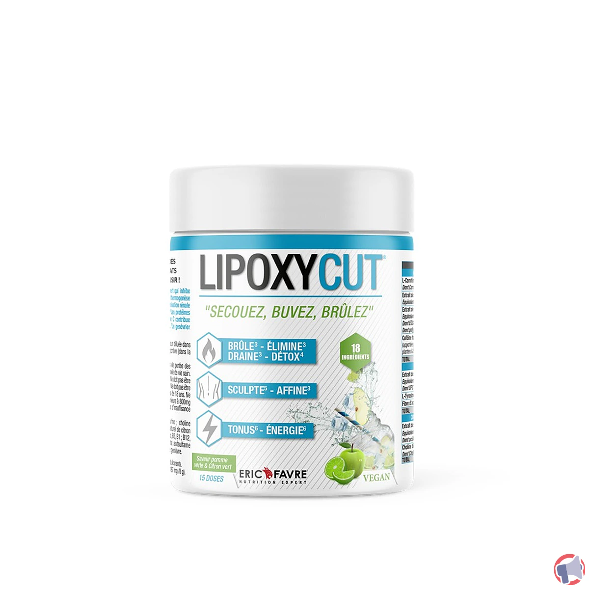 Rappel produit : Lipoxycut Pomme Verte d'Eric Favre Nutrition Expert