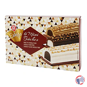 Rappel produit 6 MINI BUCHES BASE CHOCOLAT - 310G ESKISS