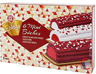 Rappel produit 6 MINI BUCHES FRUITS ROUGES 328G ESKISS (photo numéro 1)