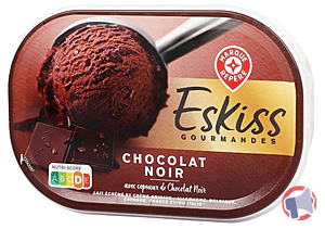 Rappel produit BAC CREME GLACEE CHOCOLAT 1L ESKISS