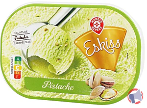 Rappel produit BAC CREME GLACEE PISTACHE 500G ESKISS
