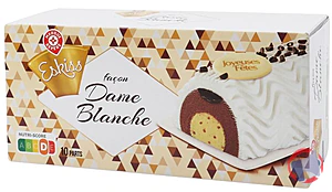 Rappel produit BUCHE FACON DAME BLANCHE 535,1G ESKISS