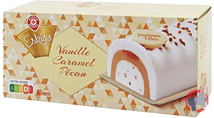 Rappel produit BUCHE VANILLE CARAMEL PECAN 534G ESKISS