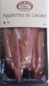 Rappel produit Aiguillettes de canard 280g Etal du volailler