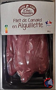 Rappel produit Filet de canard 280g Etal du volailler