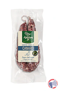Rappel produit Saucisse sèche de canard Ets CANCE
