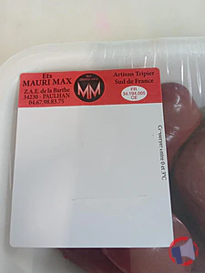 Rappel produit Famille abats rouge, bœuf, agneau, veaux et porc. Ets MAURI MAX
