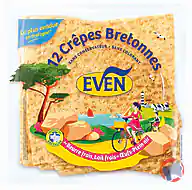 Rappel produit EVEN 12 CREPES BRETONNES EVEN - Diffusion DOM COM (DROM COM)