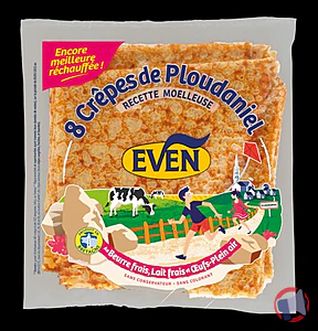 Rappel produit 8 Crêpes de Ploudaniel - Diffusion France Métropolitaine EVEN