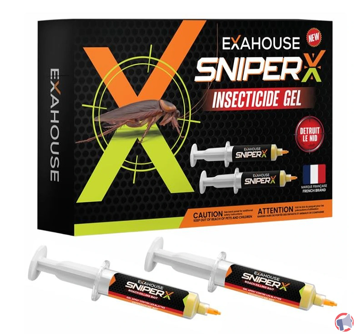 Exahouse Stop Cafard Gel Sniper : rappel produit et conseils de sécurité