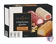 Rappel produit BUCHETTES GLACEES - CITRON/FRAMBOISE, FRAMBOISE/NOIX DE COCO, FRUITS EXOTIQUES/NOIX DE COCO 441g EXCELLENCE