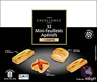 Rappel produit Excellence MINI FEUILLETES SURGELES x32