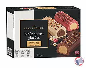 Rappel produit TK BUCHETTES GLACEES x6 - VANILLE FRAMBOISE CHOCOLAT NOISETTE EXCELLENCE