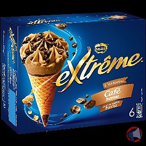 Rappel produit 6 Cone Café intense EXTREME EXTREME ®