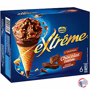 Rappel produit 6 Cone Choco Intense 720mL EXTREME EXTREME ®