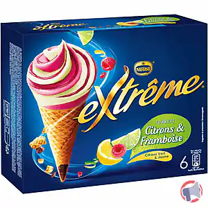 Rappel produit 6 Cone Citron/Framboise 678mL EXTREME EXTREME ®