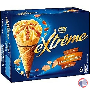 Rappel produit 6 Cone Creme brulée EXTREME EXTREME ®
