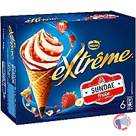 Rappel produit 6 Cone Sundae Fraise EXTREME EXTREME ® (photo numéro 1)