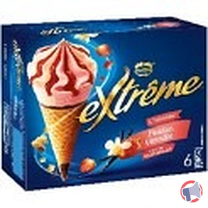 Rappel produit 6 Cone Vanille/Fraise Extrême EXTREME ®